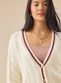 Nara Varsity Cardigan Detail 4 - TULLABEE