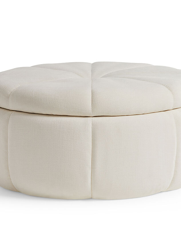 Bianca Upholstered Storage Ottoman - TULLABEE
