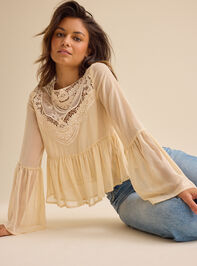 Mia Embroidered Lace Top - TULLABEE
