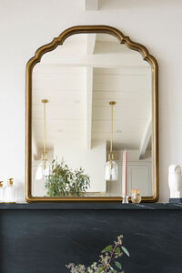 Colette Gilded Wood Mirror Detail 2 - Altar'd State