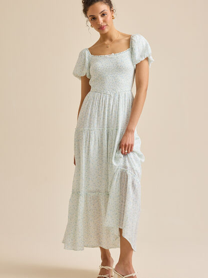 Evelyn Floral Maxi Dress - TULLABEE