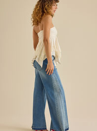 Marcia Asymmetrical Tube Top Detail 6 - TULLABEE