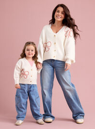 Bailey Bow Stitch Mama Cardigan - TULLABEE