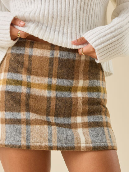 Kati Plaid Skort - TULLABEE