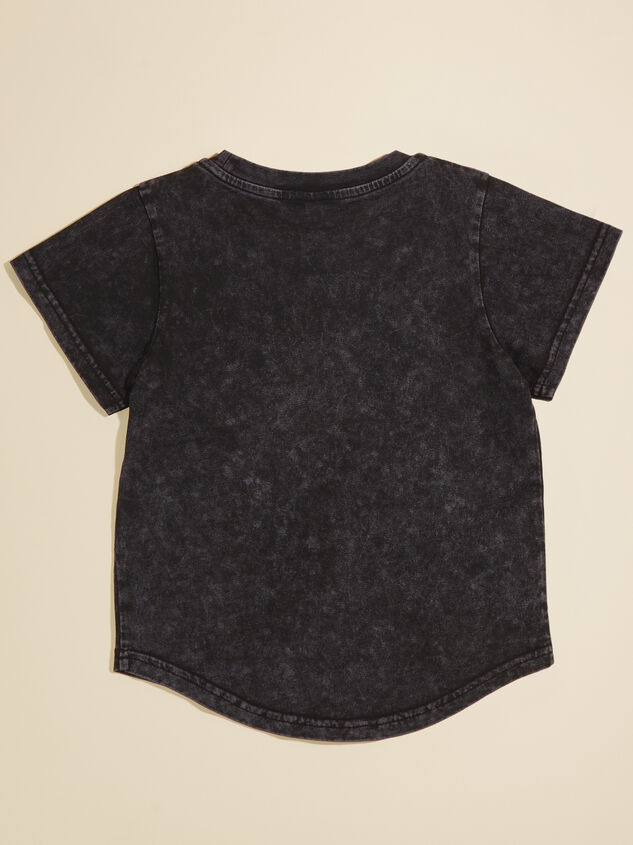 Cole Toddler Washed Tee Detail 2 - TULLABEE