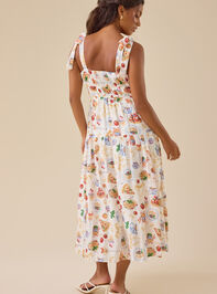 Bianca Midi Dress Detail 4 - TULLABEE