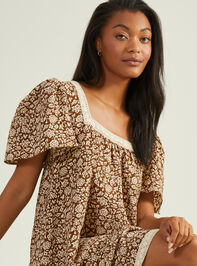 Aurelia Floral Mama Dress Detail 3 - TULLABEE