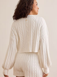 Cloudflow Cable Knit Sweater Detail 5 - TULLABEE
