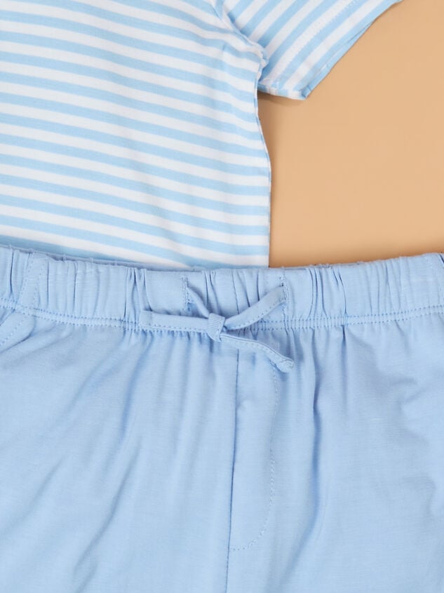 Jack Striped Golf Polo Set Detail 4 - TULLABEE