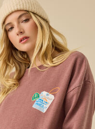 Postcard From The Pines Pullover Detail 7 - TULLABEE