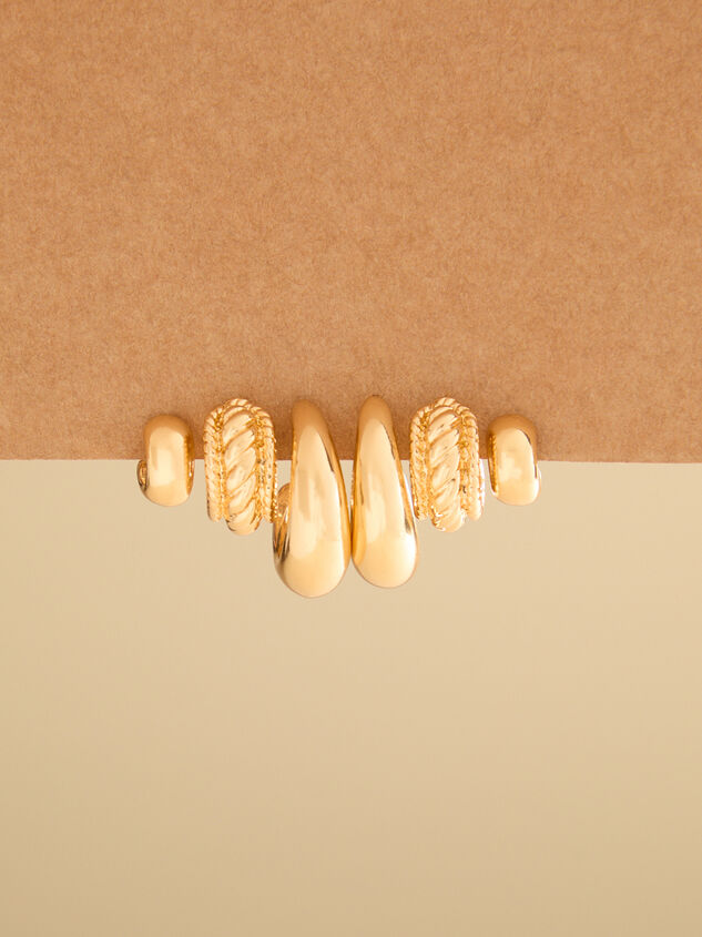 18K Gold Classic Hoop Set - TULLABEE