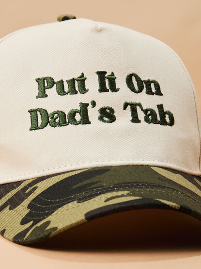Put it on Dads Tab Trucker Hat - TULLABEE