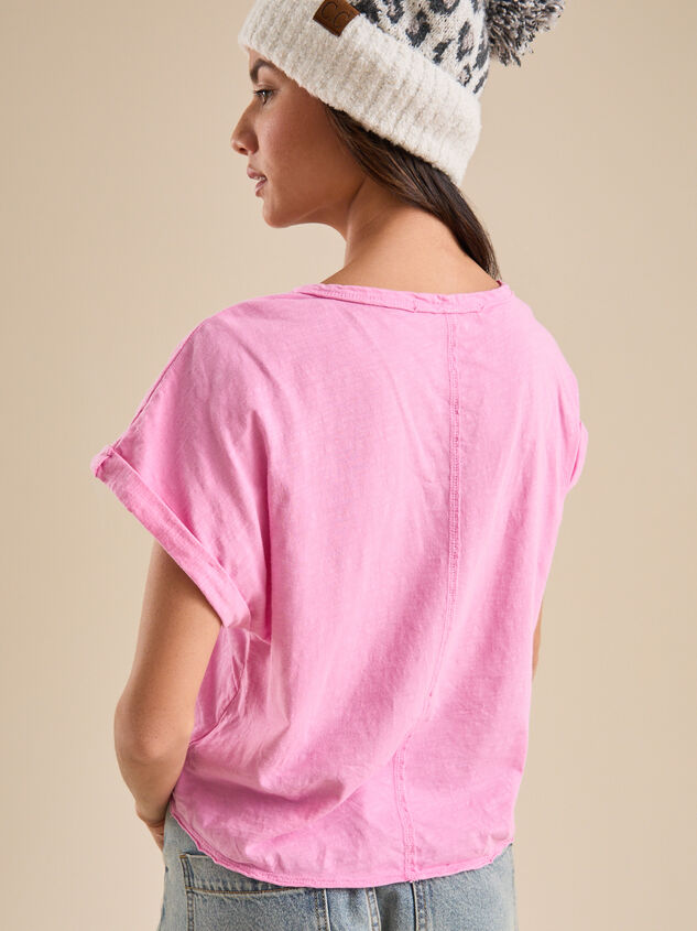 Michaela Boxy Tee Detail 5 - TULLABEE
