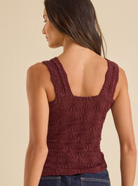 Blaire Seamless Floral Cami Detail 5 - TULLABEE