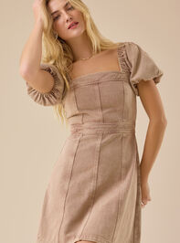 Lena Denim Mini Dress - TULLABEE