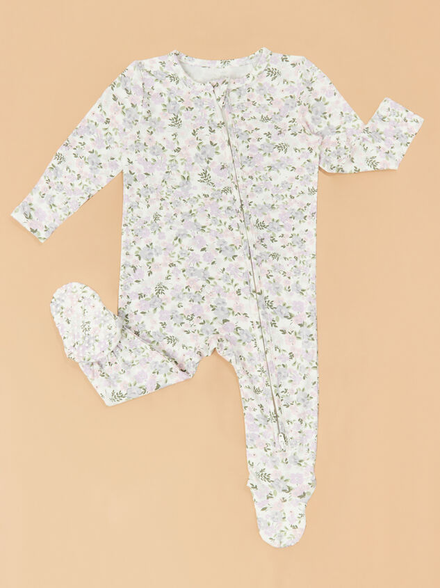 Shannon Floral Footie Detail 2 - TULLABEE