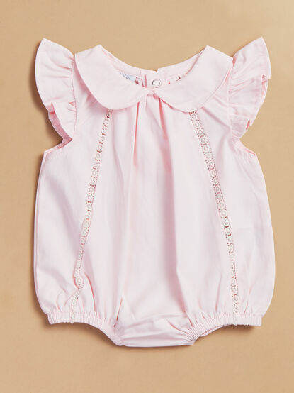 Abigail Peter Pan Collar Bubble by Mudpie - TULLABEE