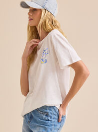 Trust God's Timing Oversized Tee Detail 4 - TULLABEE