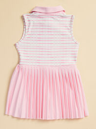 Eva Plaid Polo Dress Detail 4 - TULLABEE