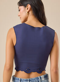 Callan Floral Cami Detail 3 - TULLABEE