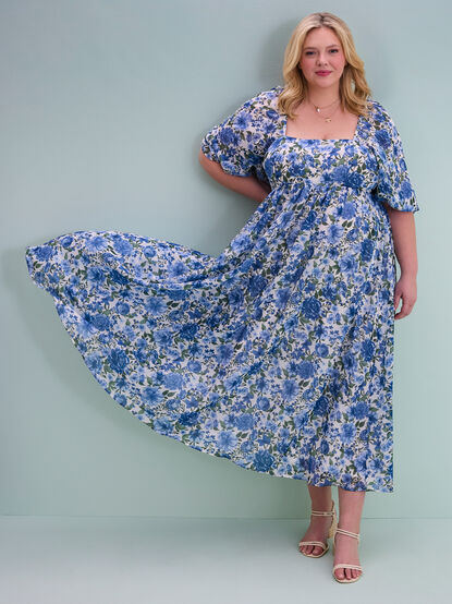 Delilah Floral Maxi Dress - TULLABEE