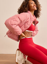 Snowbound Quilted Heart Puffer Jacket - TULLABEE