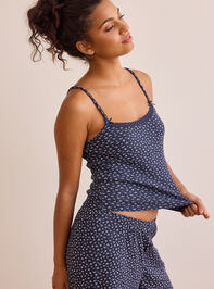 Chasing Petals Tank Top Detail 3 - TULLABEE
