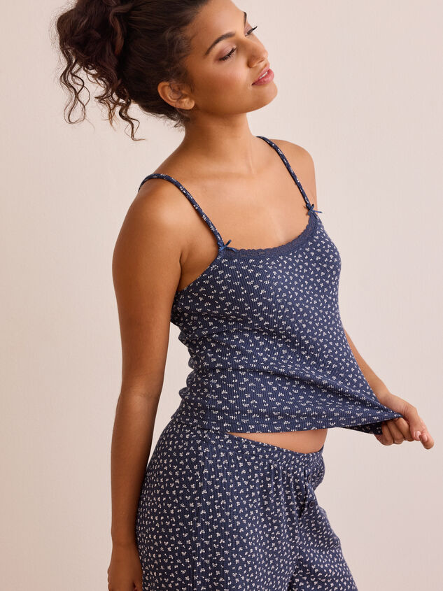 Chasing Petals Tank Top Detail 3 - TULLABEE