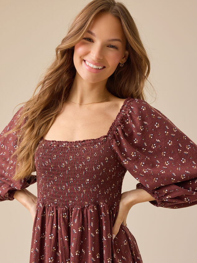 Della Harvest Mama Dress by Rylee + Cru Detail 2 - TULLABEE