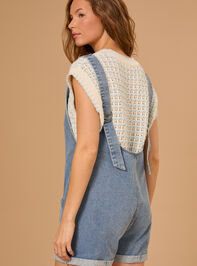 Felicity Denim Romper Detail 2 - TULLABEE