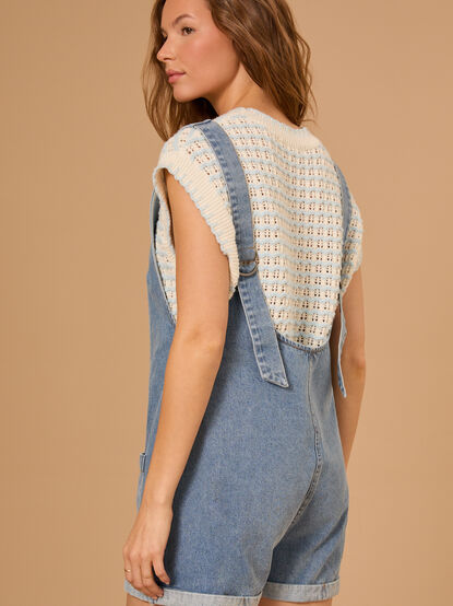 Felicity Denim Romper - TULLABEE