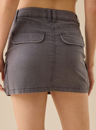 Saylor Cargo Mini Skirt Detail 5 - TULLABEE