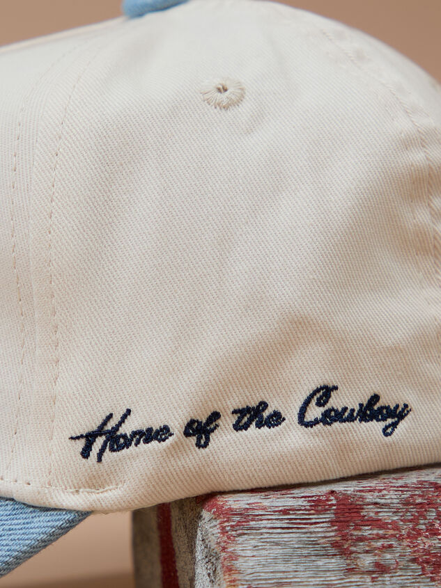 Denim USA Trucker Hat Detail 2 - TULLABEE