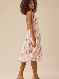 Liliana Floral Maxi Dress Detail 4 - TULLABEE