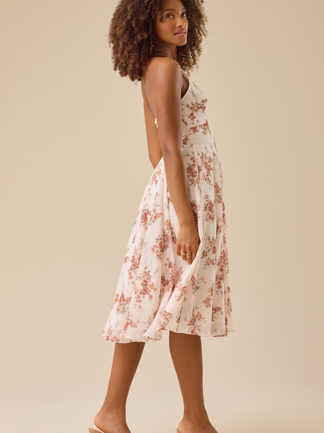 Liliana Floral Maxi Dress Detail 4 - TULLABEE