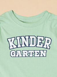 Kindergarten Graphic Tee Detail 2 - TULLABEE