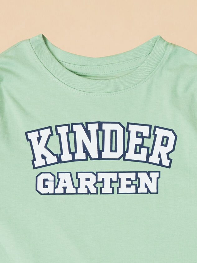 Kindergarten Graphic Tee Detail 2 - TULLABEE