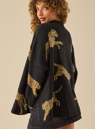 Raven Leopard Sweater Detail 5 - TULLABEE