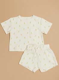 Lemon Tee and Shorts Set by Quincy Mae - TULLABEE