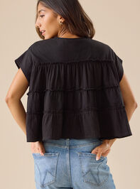 Rebecca Tiered Babydoll Top Detail 3 - TULLABEE