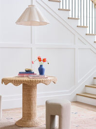 Fennel Upholstered Stool Detail 2 - TULLABEE