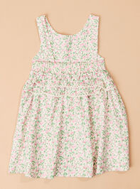 Sara Ruffle Back Floral Dress Detail 4 - TULLABEE
