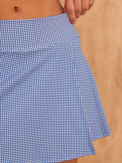 All Out Gingham Skort - TULLABEE
