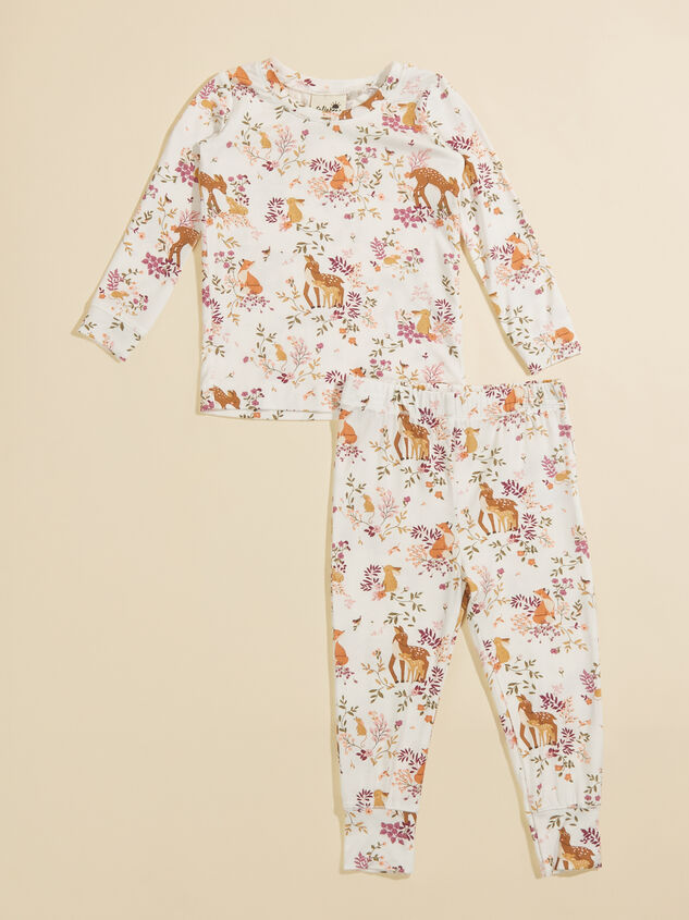 Floral Woodland Baby Lounge Set Detail 1 - TULLABEE