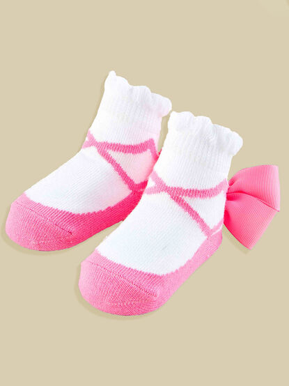 Ballet Bow Socks - TULLABEE