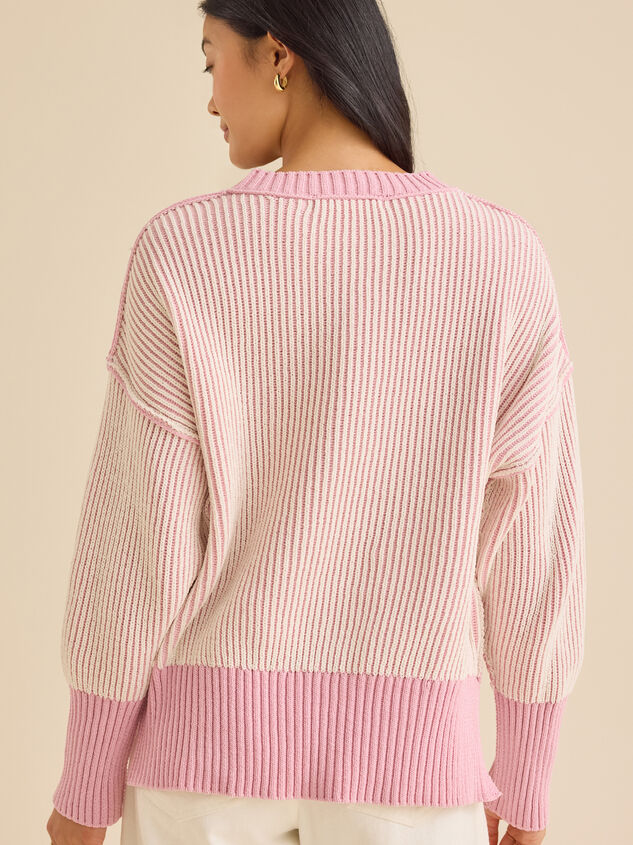 Alison Matte Chenille Pullover Detail 4 - TULLABEE