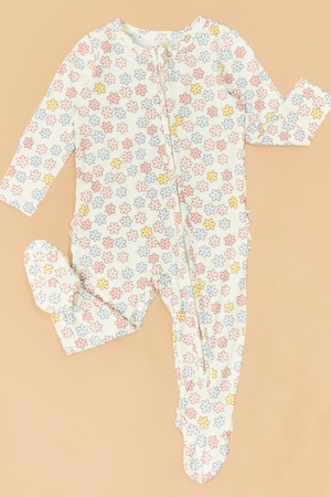 Sara Floral Ruffle Footie - Altar'd State - 