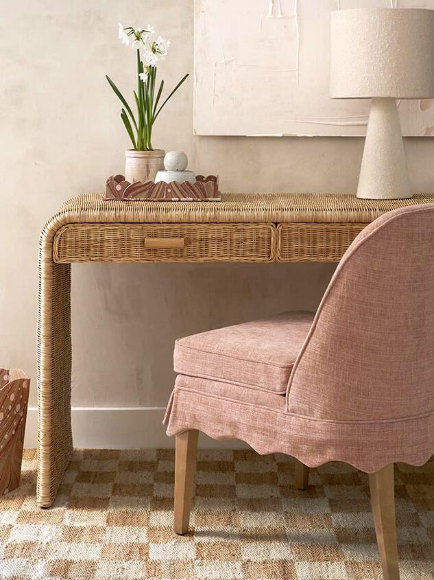 Savannah Woven Desk Detail 2 - TULLABEE