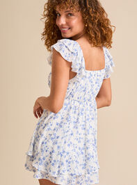 Taylen Flutter Sleeve Romper Detail 4 - TULLABEE