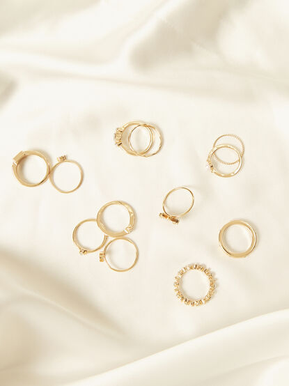 Star Statement Ring Set - TULLABEE
